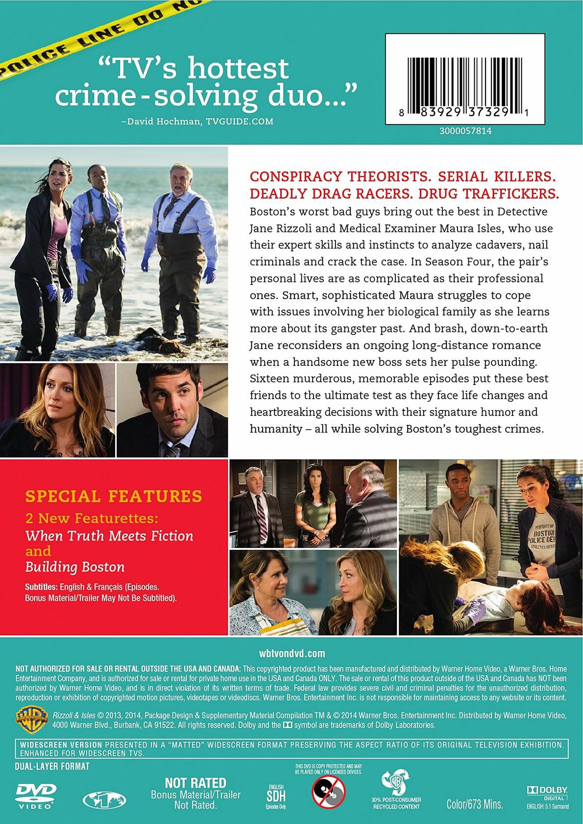 Rizzoli & Isles: The Complete Fourth Season [DVD]