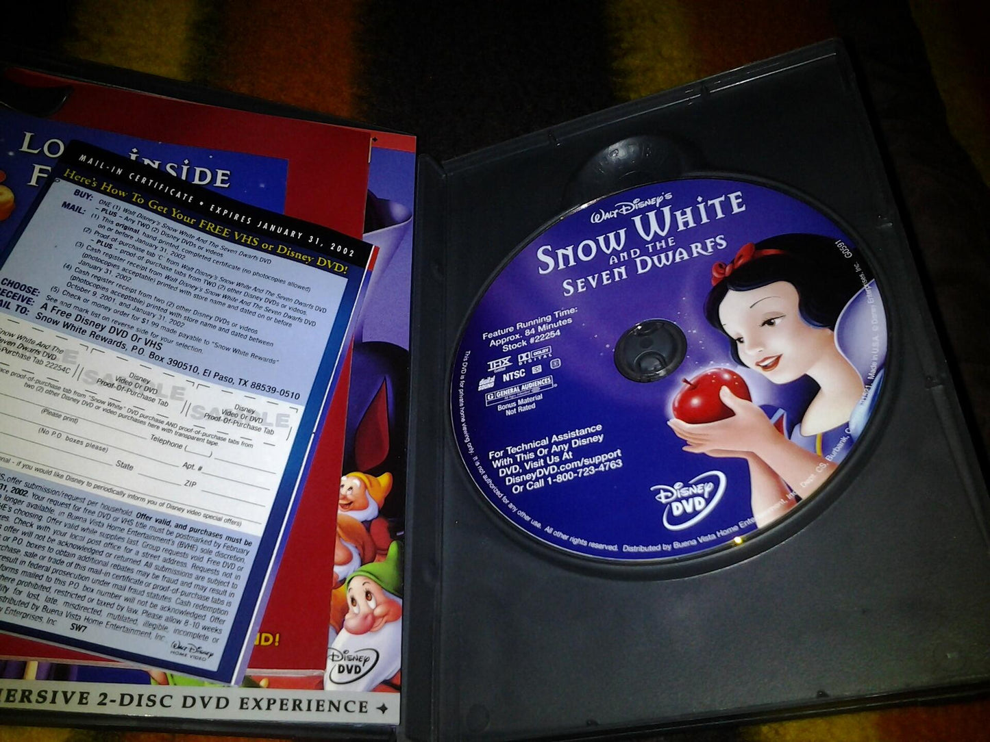 Snow White and the Seven Dwarfs (Platinum Edition, 2 Discs) [DVD] - Very Good