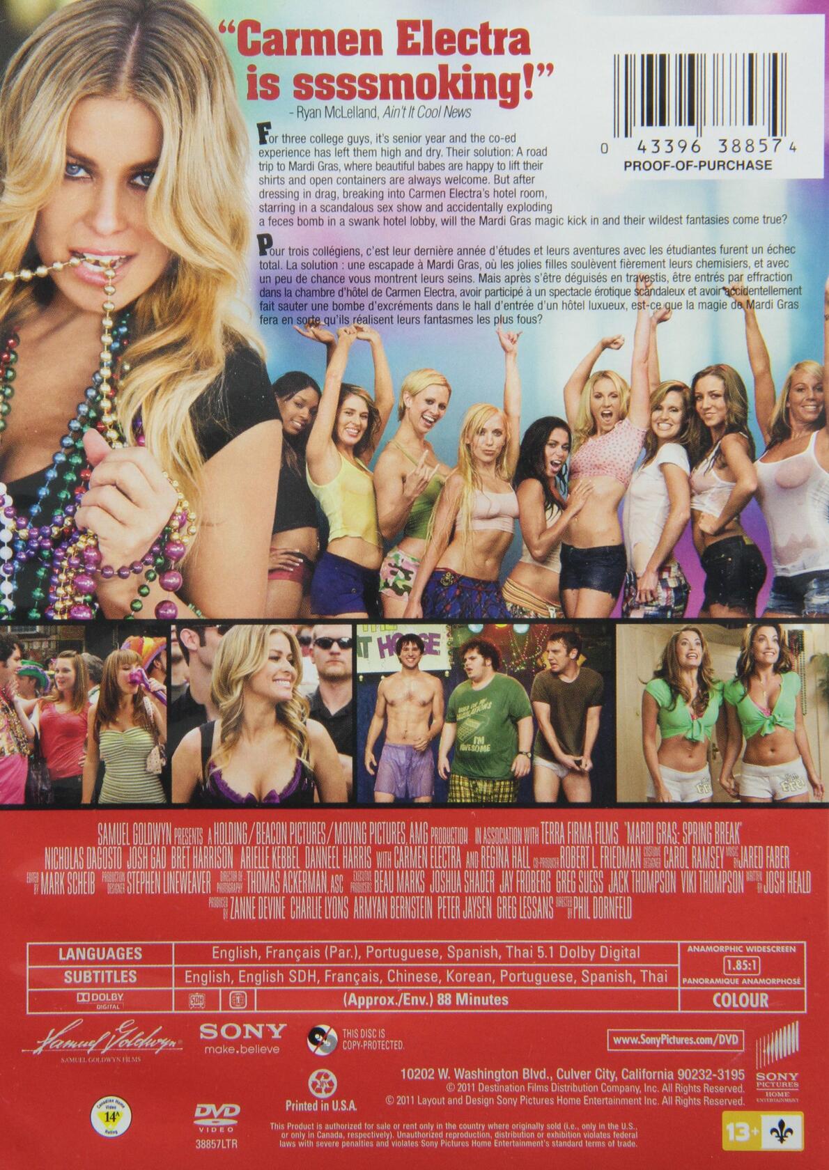 Mardi Gras: Spring Break (Unrated) Bilingual [DVD]