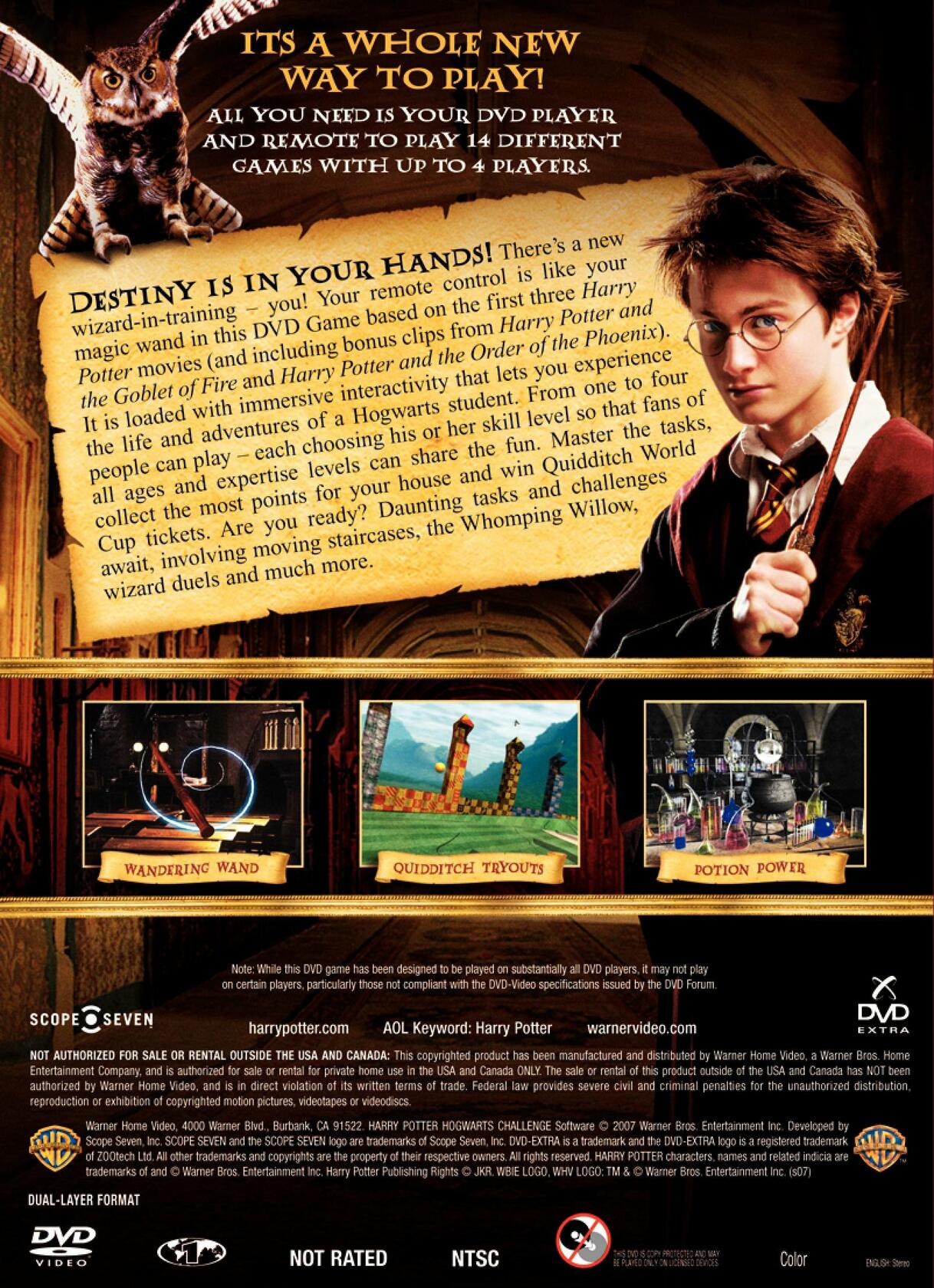 Harry Potter Interactive DVD Game - Hogwarts Challenge [DVD]