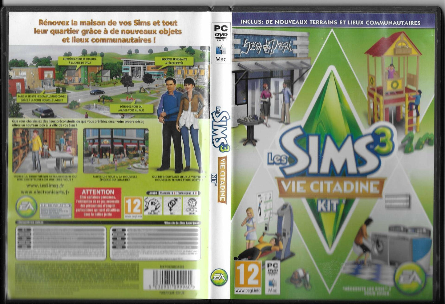 Sims 3: Vie Citadine - French only - Standard Edition [video game]