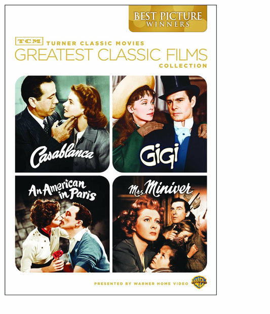 TCM Greatest Classic Films Collection: Best Picture Winners (Casablanca / Gigi / An American in Paris / Mrs. Miniver) [DVD]