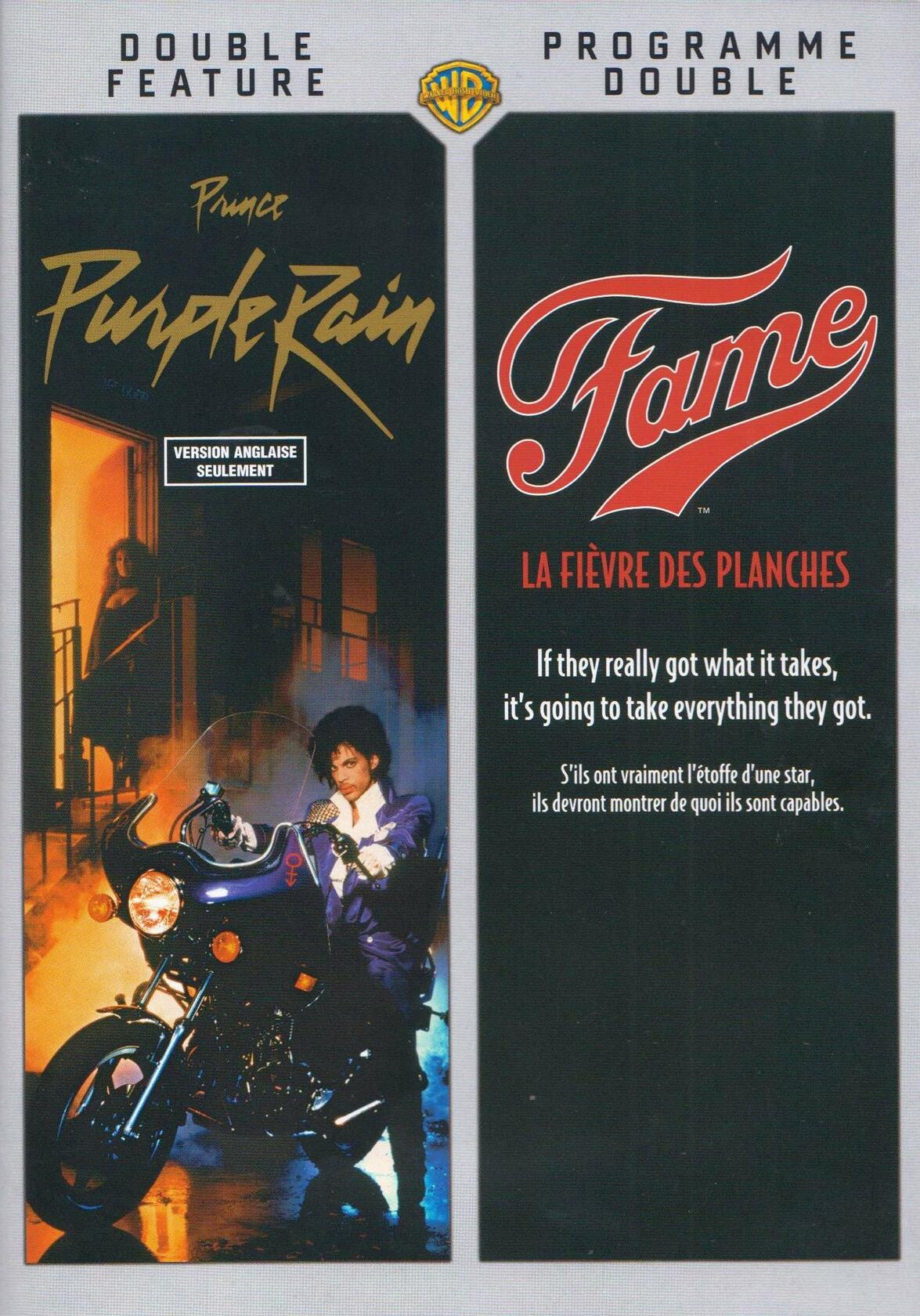 Purple Rain/ Fame (DBFE/ MT) (Sous-titres franais) (Bilingual) [DVD] - Very Good