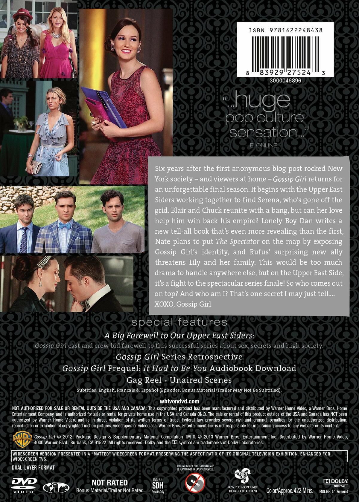 Gossip Girl: The Complete Sixth and Final Season (CAN/DVD) [DVD] - Very Good