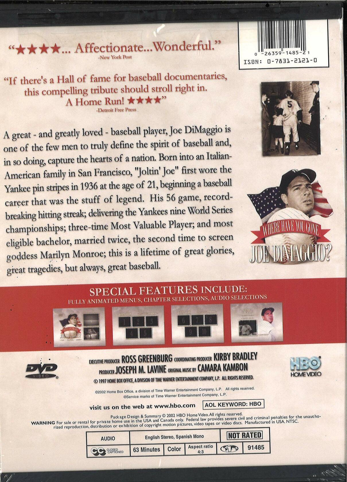 Where Have You Gone, Joe DiMaggio?