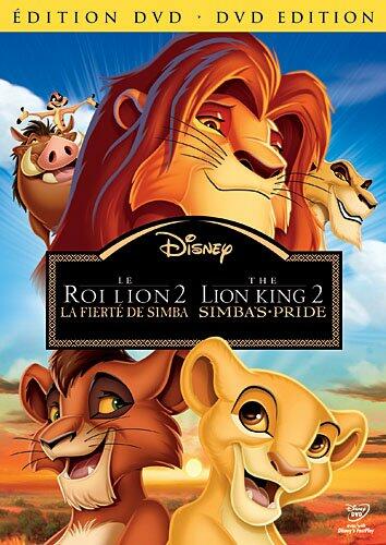 The Lion King 2: Simba's Pride (Special Edition) / Le Roi Lion 2 (Édition spécial) (Bilingual) [Blu-ray + DVD] - Very Good