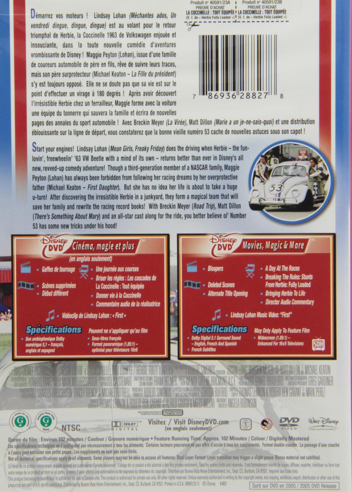 Herbie the Love Bug: Fully Loaded (Version française)