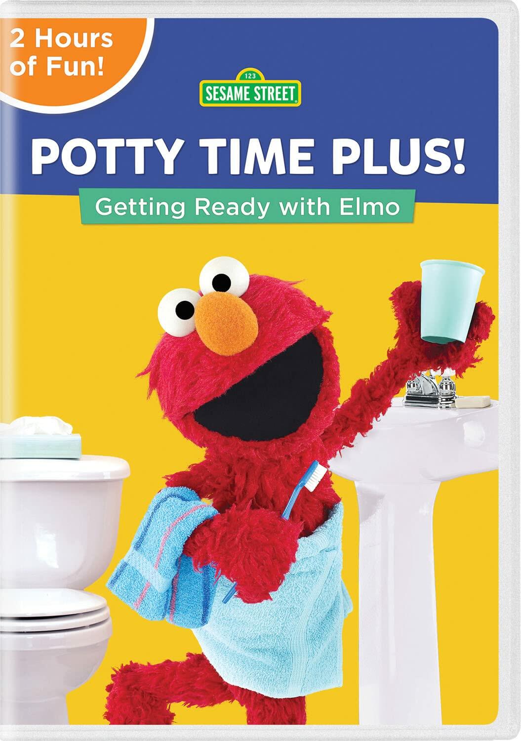 Sesame Street Double Feature: Potty Time / Getting Ready with Elmo [DVD] [DVD] - Very Good