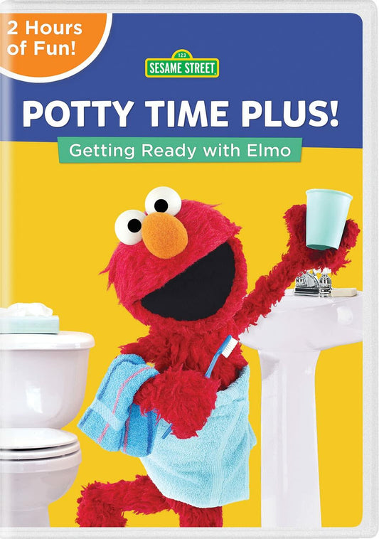 Sesame Street Double Feature: Potty Time / Getting Ready with Elmo [DVD] [DVD] - Very Good