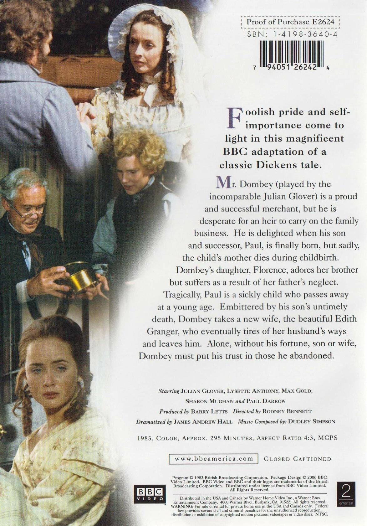 Dombey and Son (Charles Dickens) [DVD]