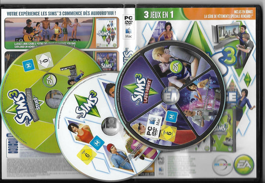 Les Sims 3 Starter Bundle (Jeu de base + acces vip + inspiration loft) [video game] - Very Good