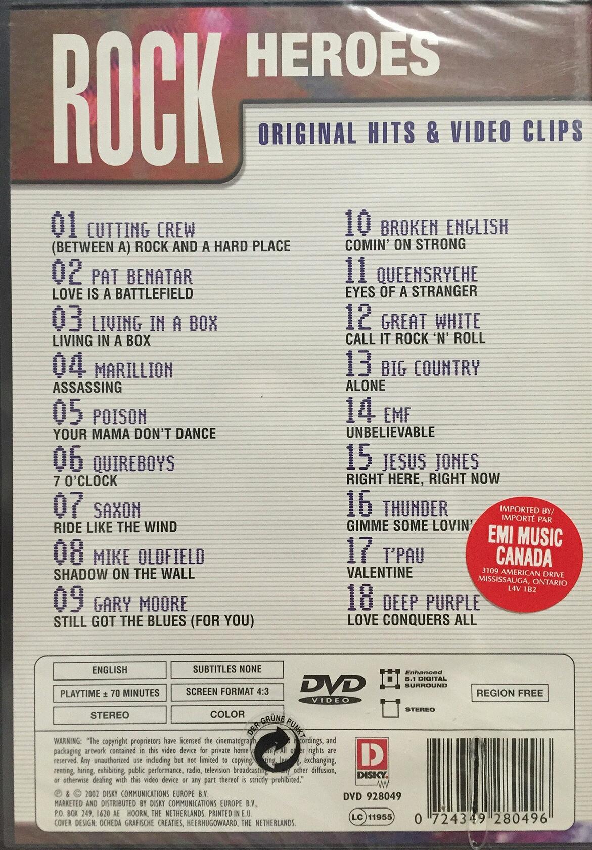 Rock Heroes [Import] [DVD] - Very Good
