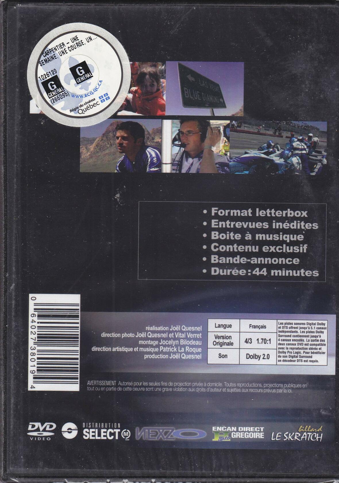 Carpentier, P.-Une Semain [DVD] - Very Good