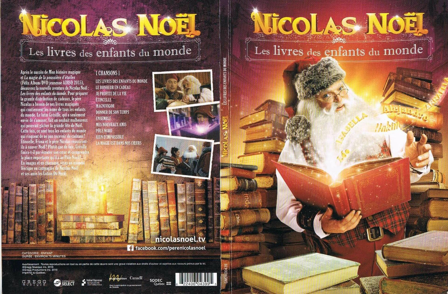 NICOLAS NOEL LES LIVRES DES ENFANTS DU MONDE [DVD] - Acceptable