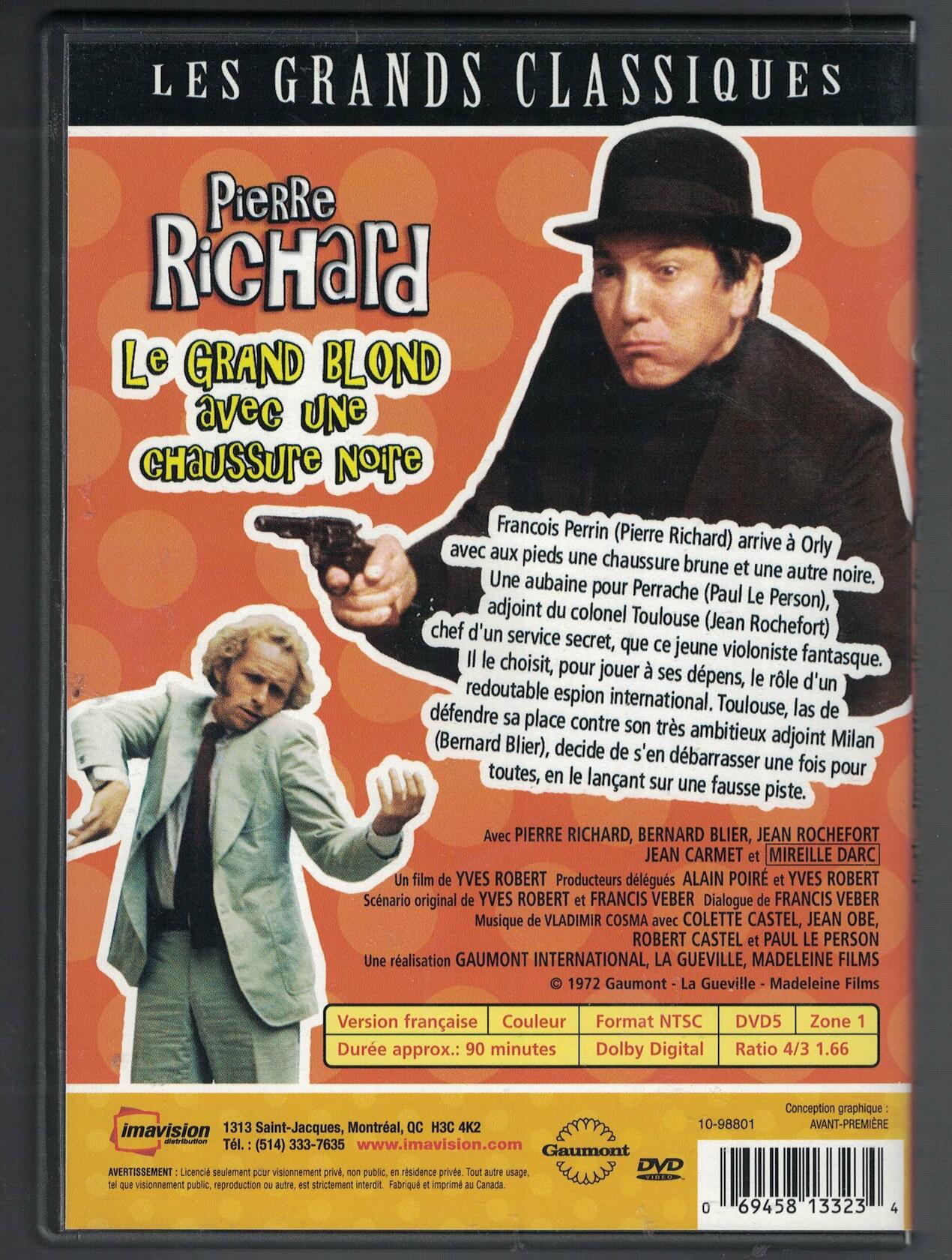 Pierre Richard / Le grand blond (Bilingual) - Board Game - All Ages - 16+ [DVD]