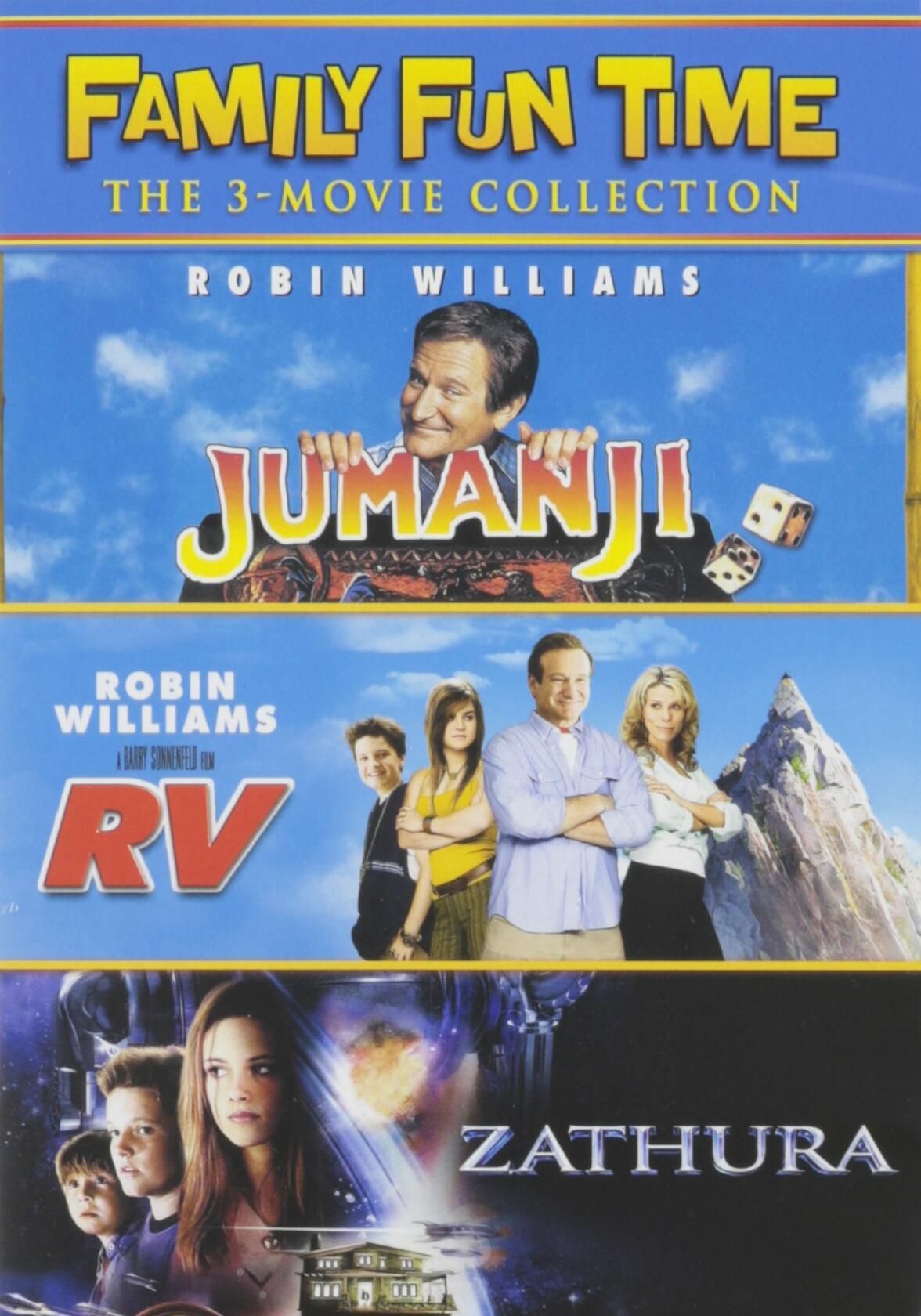 Jumanji (1995) / Rv / Zathura: A Space Adventure [DVD] - Good