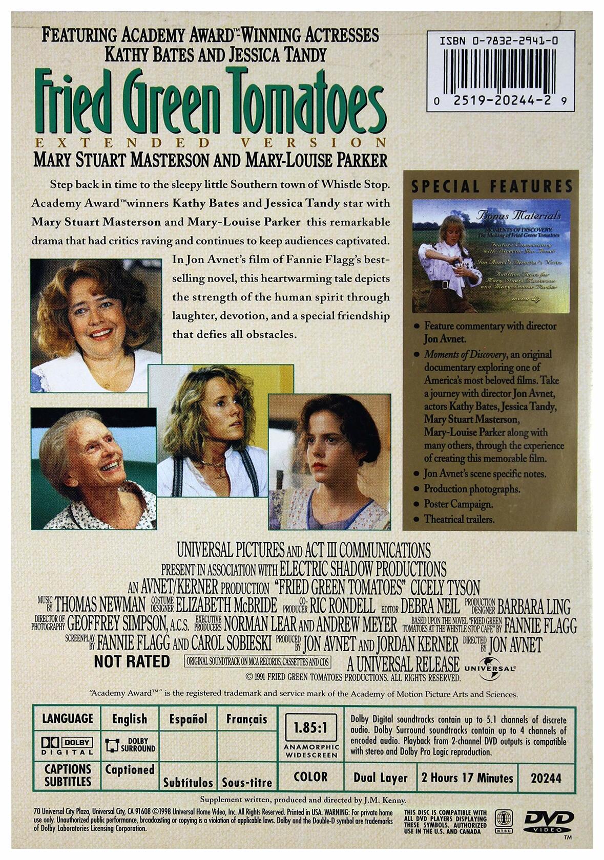 Fried Green Tomatoes (Widescreen) (Sous-titres français) - Very Good