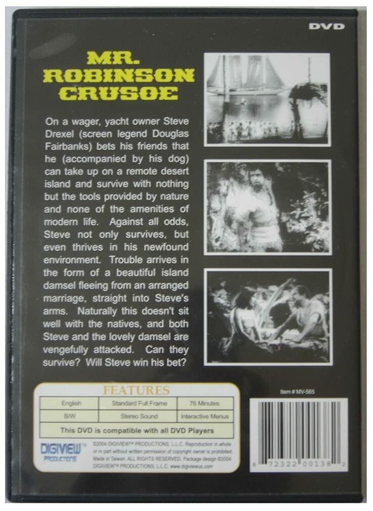 Mr. Robinson Crusoe [Slim Case] [DVD] - Very Good
