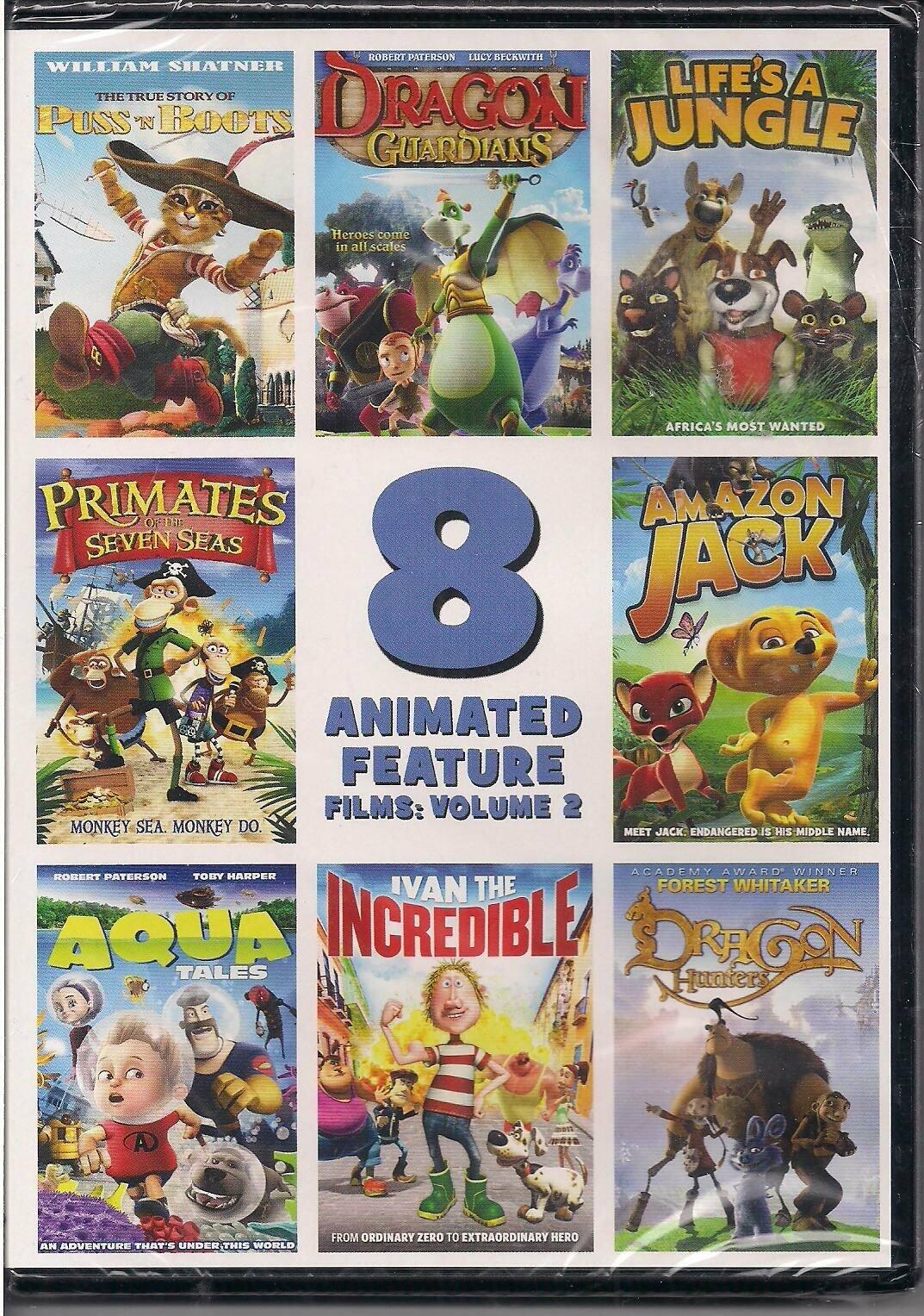 8 Animated Feature Films: Volume 2 [DVD] - Very Good