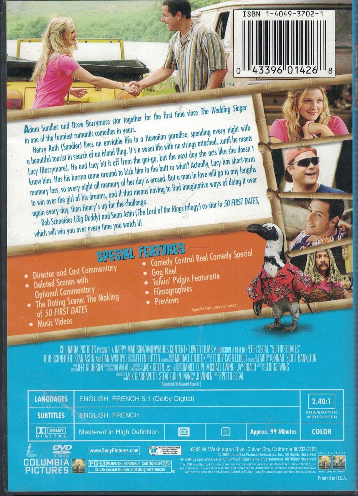 50 First Dates (Special Edition, Widescreen) (Bilingual) [DVD]