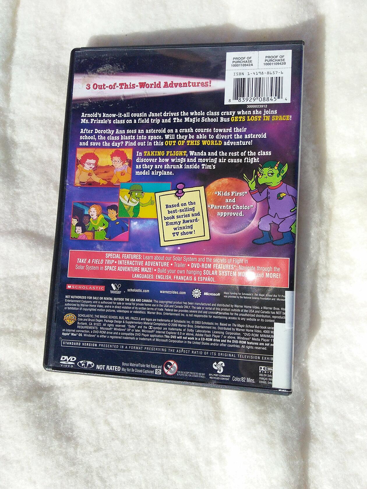 Magic School Bus: Space Adventures (Full Screen) (Bilingual) [DVD] - Good