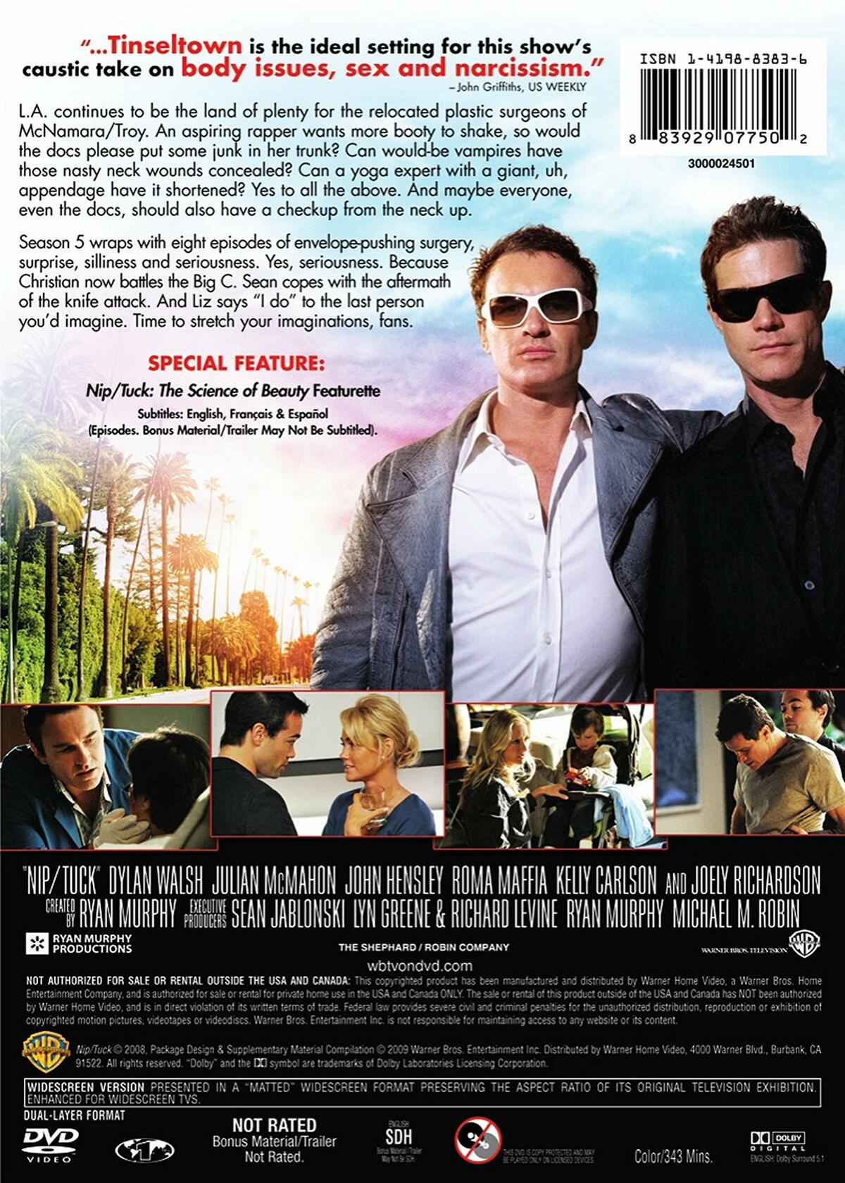 Nip/Tuck: Season 5, Part 2 [DVD] - Very Good