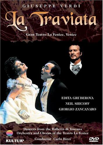 Verdi - La Traviata / Gruberova, Shicoff, Zancanaro, Rizzi, La Fenice [DVD] - Very Good