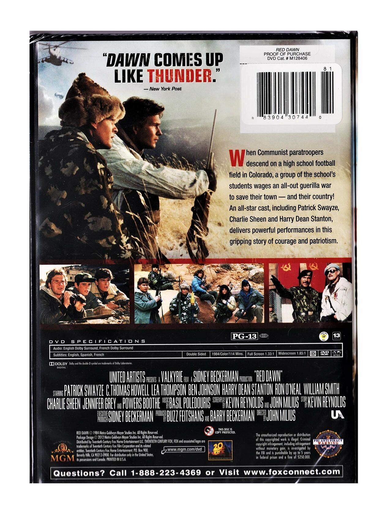 Red Dawn (Bilingual) [DVD] - Very Good