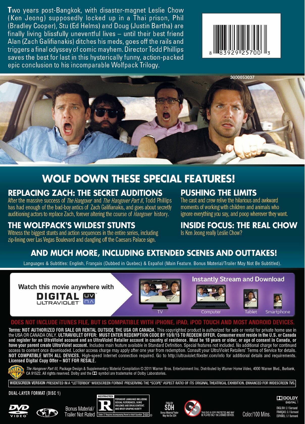 The Hangover Part III [DVD] - Very Good