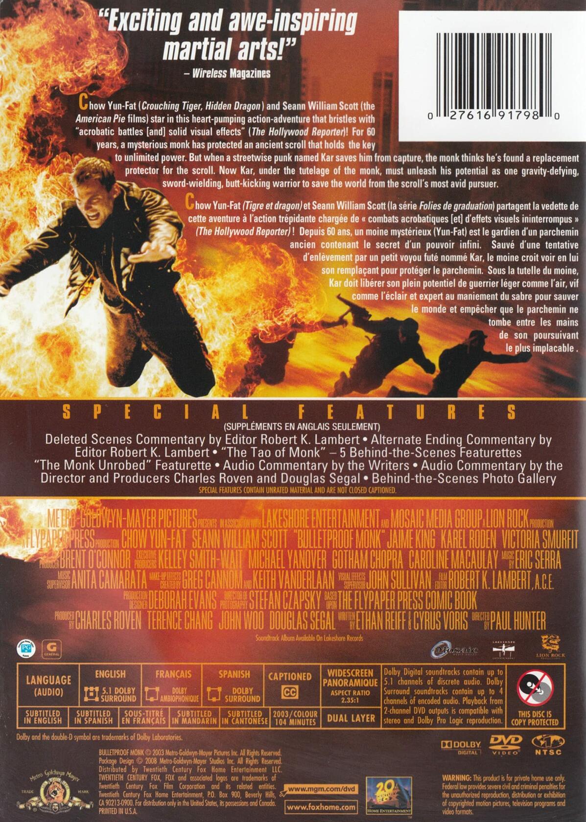 Bulletproof Monk (Un Moine A Toute Epreuve) (Special Edition) (Bilingual) [DVD]