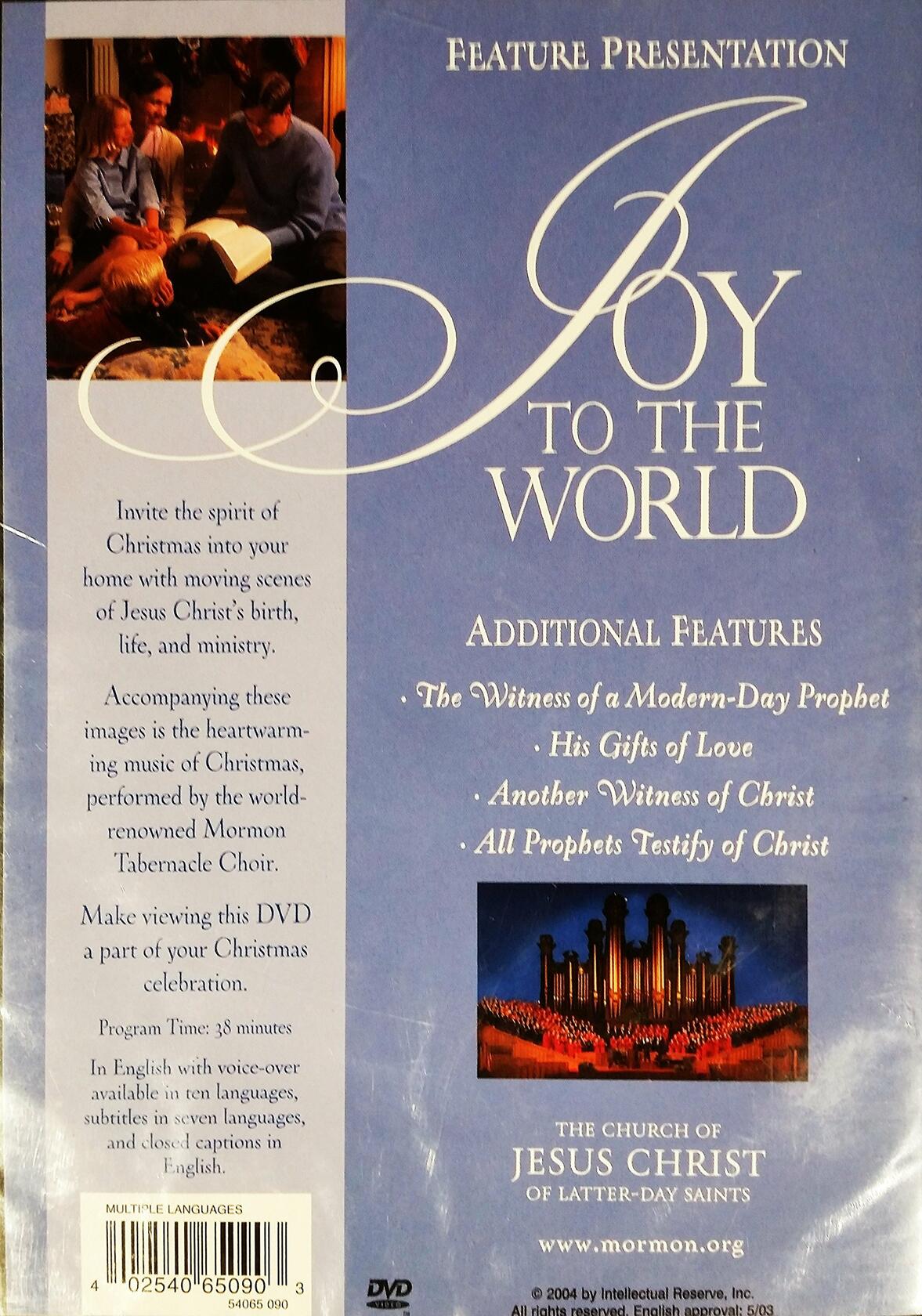 Joy to the World - Multiple Languages Edition DVD (Mormon Tabernacle Choir) [DVD]