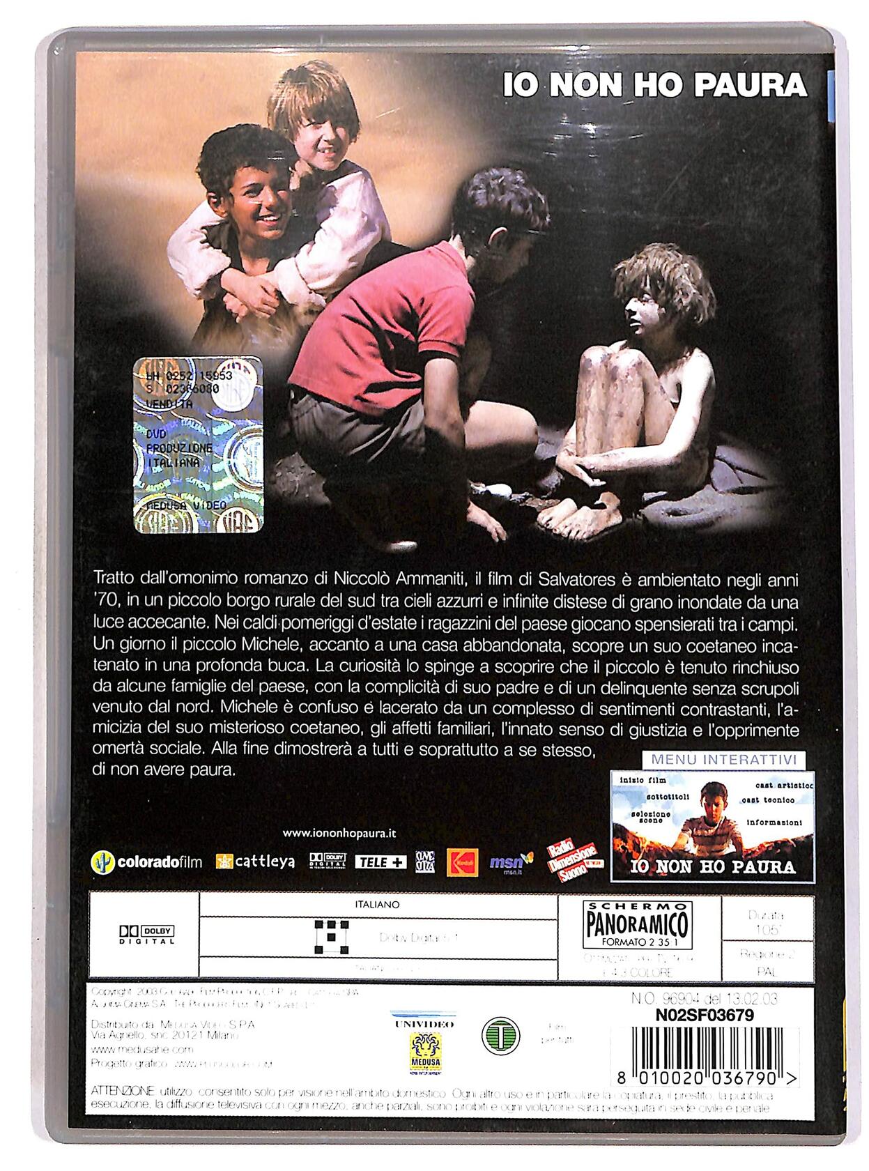 Io Non Ho Paura (Disco Singolo) [DVD] - Good