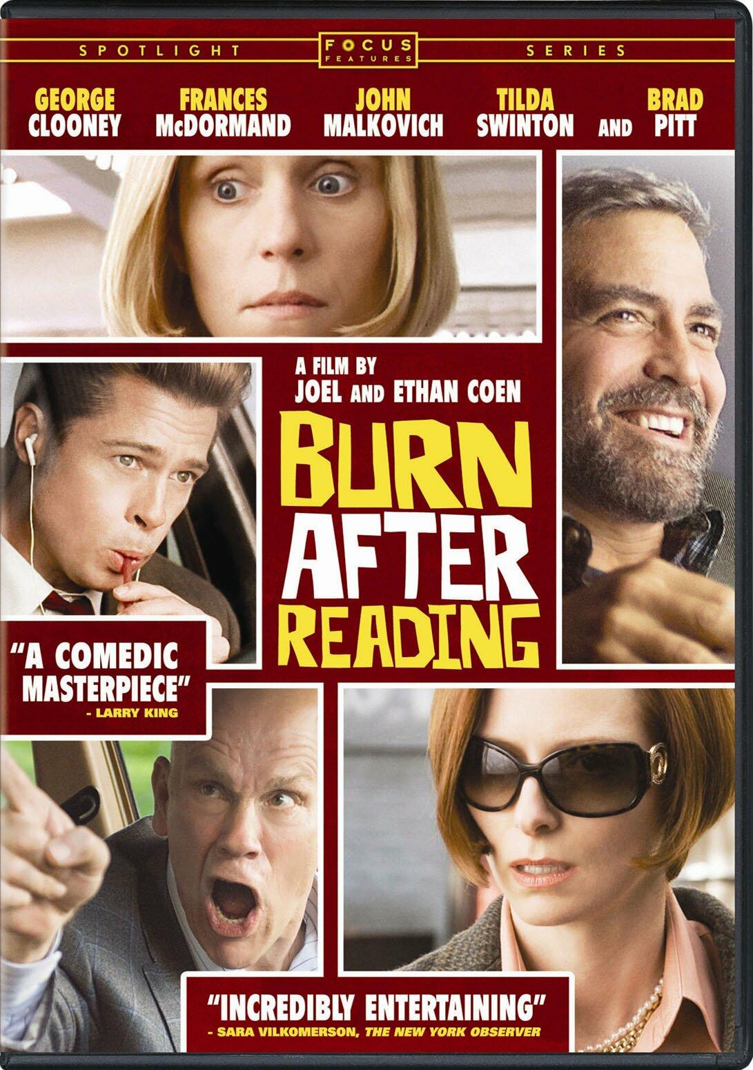 Burn After Reading Coen, Joel