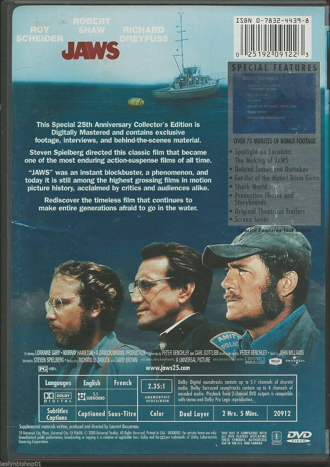 Jaws (Anniversary Collector's Edition) (Widescreen) (Sous-titres français) [Import] - Good
