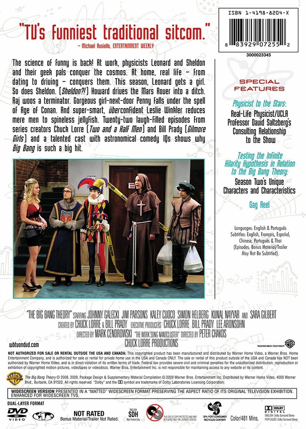 Big Bang Theory, The: The Complete Second Season (DVD) [DVD] - Good