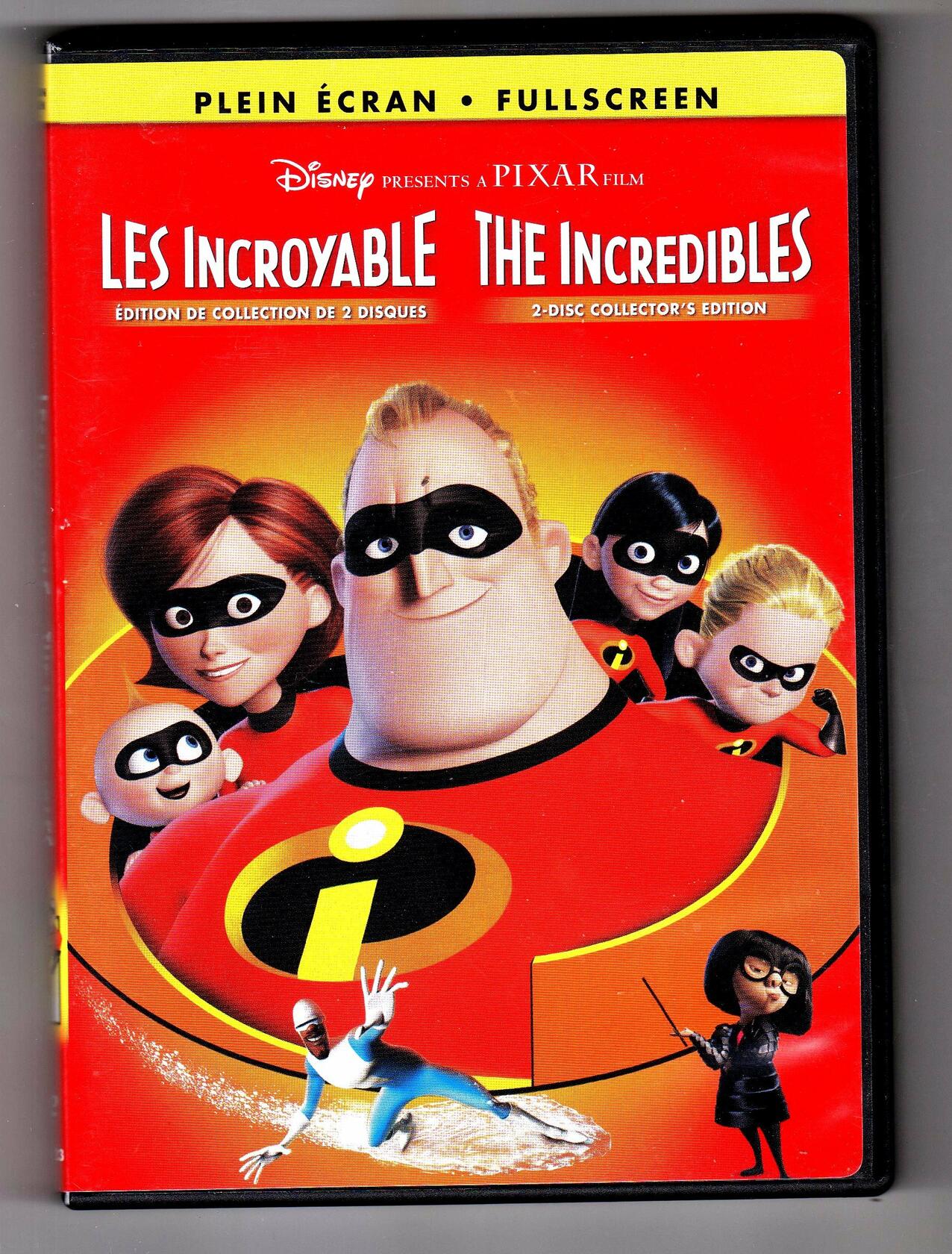 The Incredibles/Les Incroyables (Full Screen) (Quebec Version - English/French) (Bilingual) [DVD] - Good