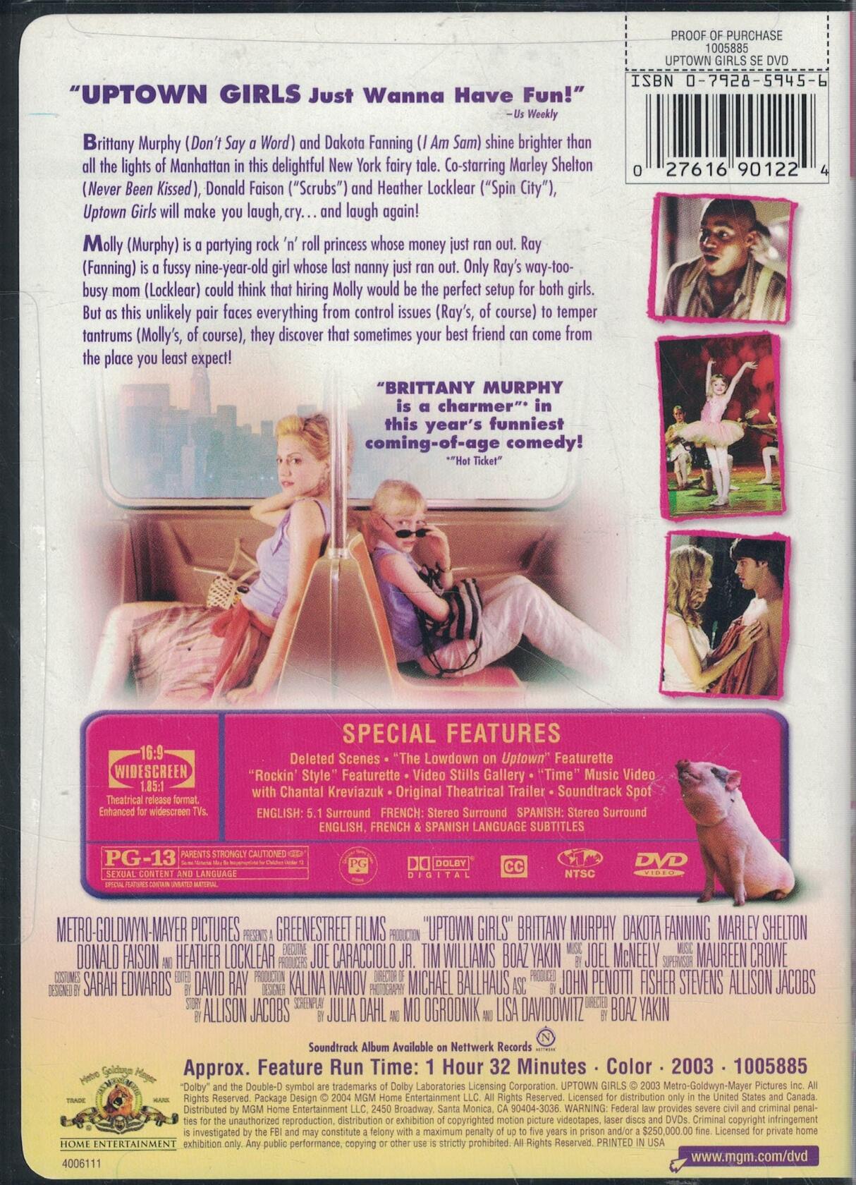 Uptown Girls (Bilingual) [DVD] - Good