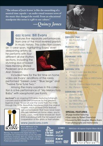 Jazz Icons: Bill Evans Live in 64 & 75 [DVD] - Very Good