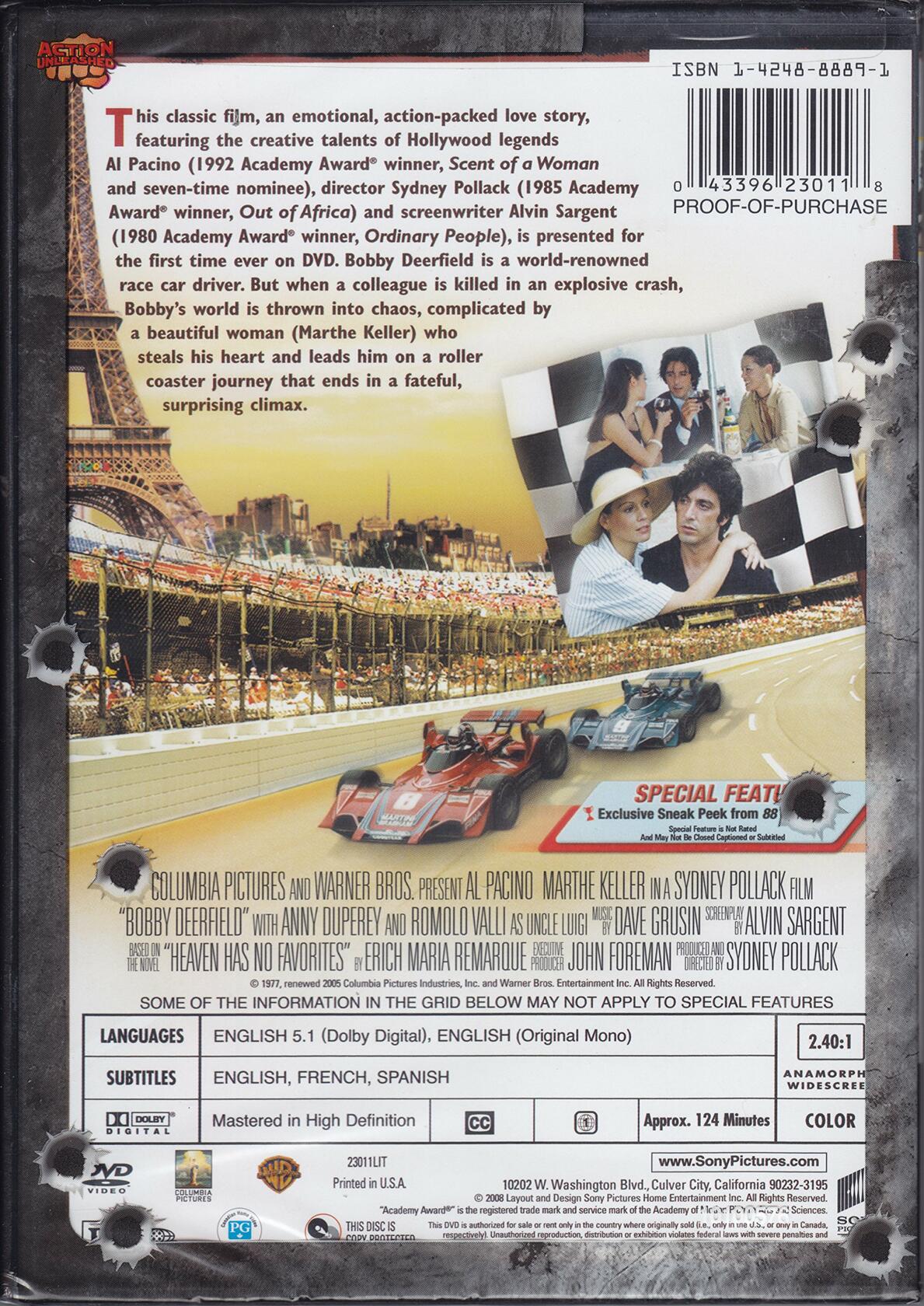 Bobby Deerfield (Sous-titres français)