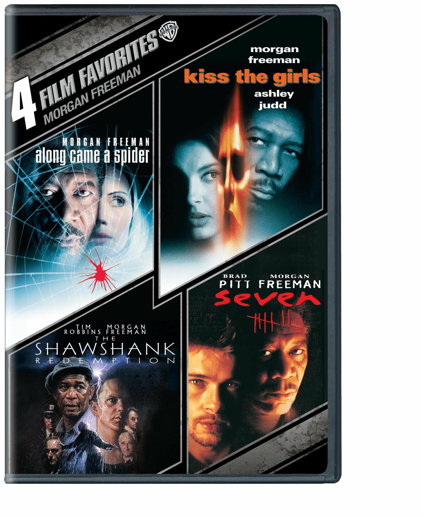 4 Film Favorites: Morgan Freeman (Along Came a Spider, Kiss the Girls, Seven, Shawshank Redemption) [DVD] - Good