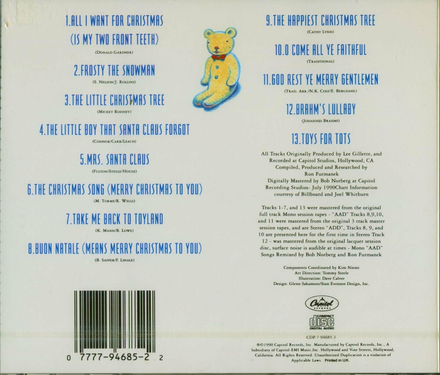 Cole Xmas & Kids [Audio CD] Cole, Nat King
