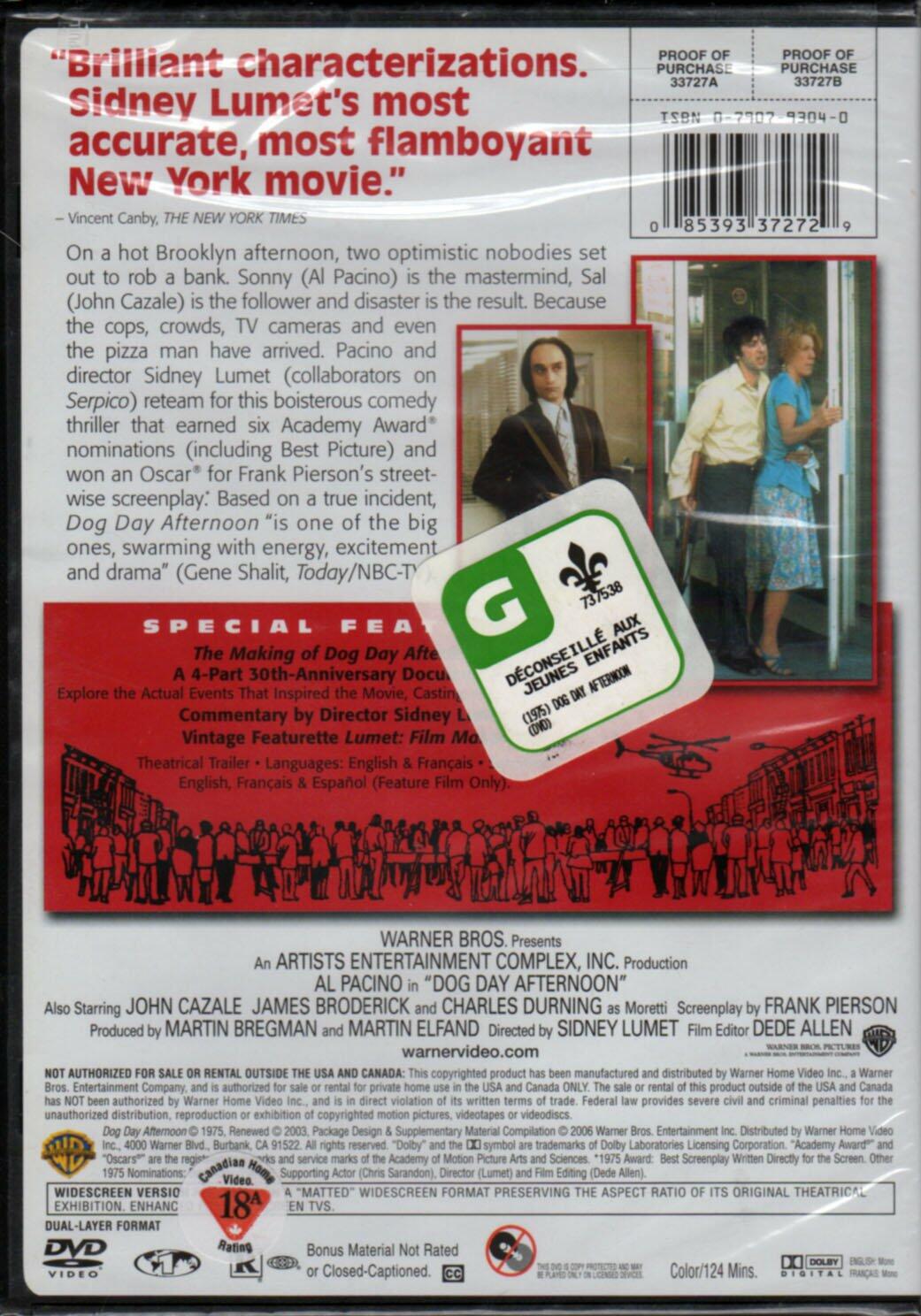 Dog Day Afternoon (Two-Disc Special Edition) [DVD]