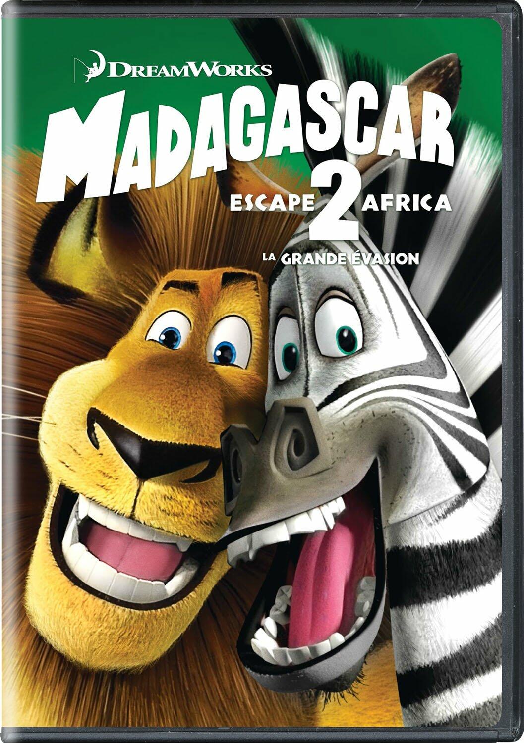 Madagascar: Escape 2 Africa (Bilingual) [DVD + Digital Copy] [DVD] - Very Good