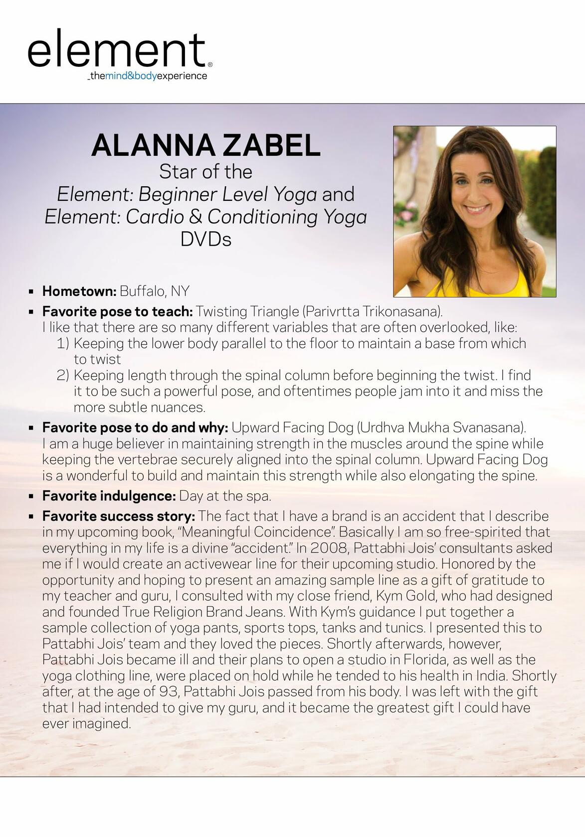 Element: Beginner Level Yoga [DVD] - Good
