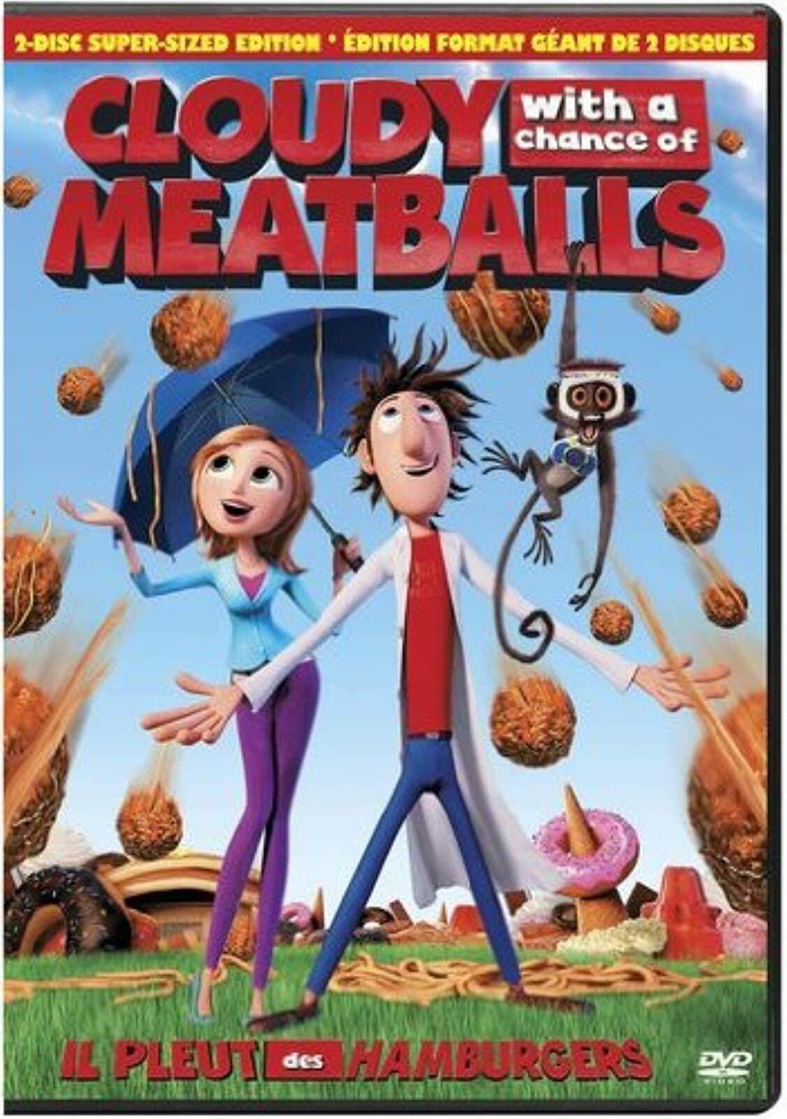 Cloudy with a Chance of Meatballs (2 discs) Bilingual [DVD] - Very Good