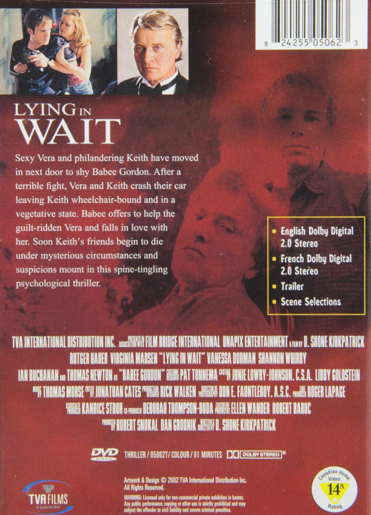 Lying In Wait [DVD] - Very Good