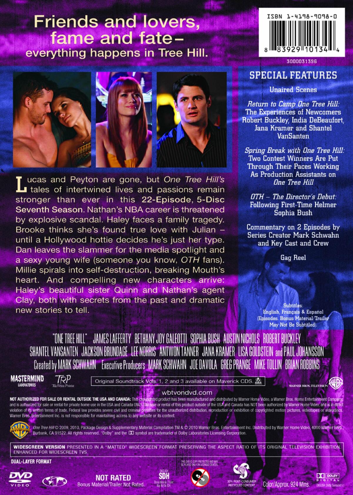 One Tree Hill: The Complete Seventh Season [DVD] - Very Good