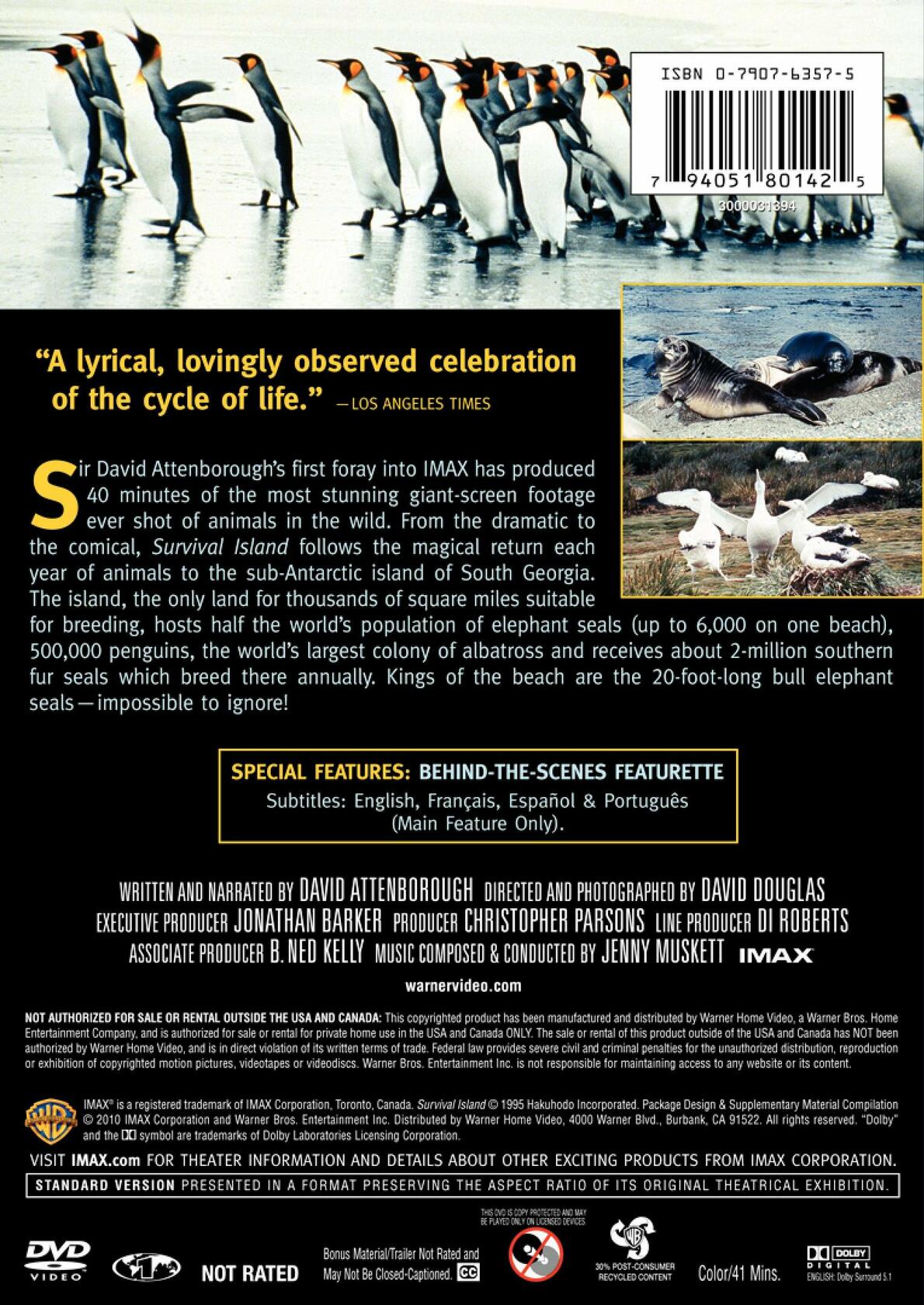 Survival Island (Full Screen) IMAX [DVD]