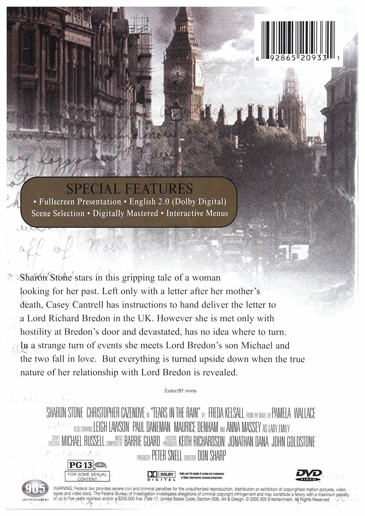 Tears In The Rain [Import] [DVD] - Very Good