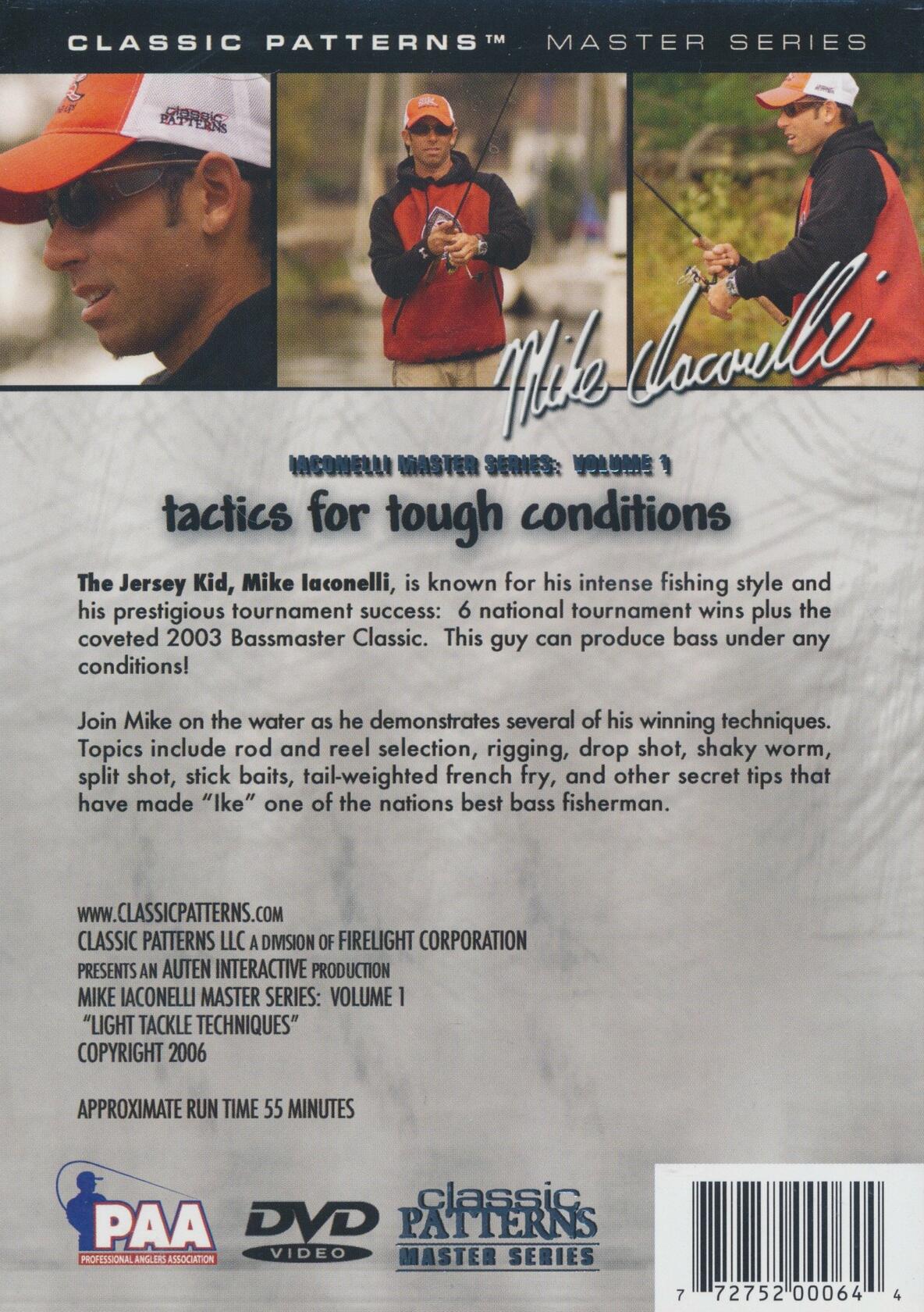 Mike Iaconelli Bass Fishing Tactics for Tough Conditions [DVD] - Very Good